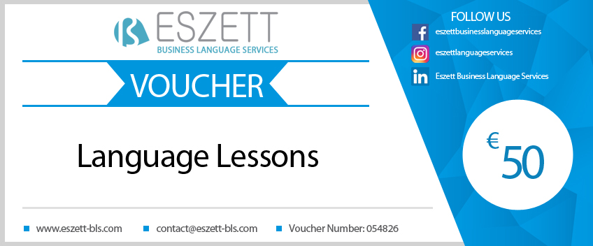 Gifts for language learners- Voucher │ Eszett Language Training